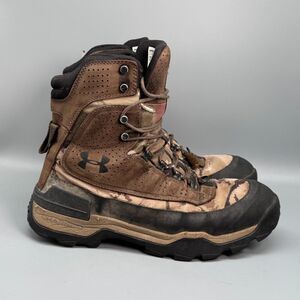 Under Armour Brow Tine 2.0 400G Ridge Reaper Barren Boots Men's 9.5 Brown Ankle